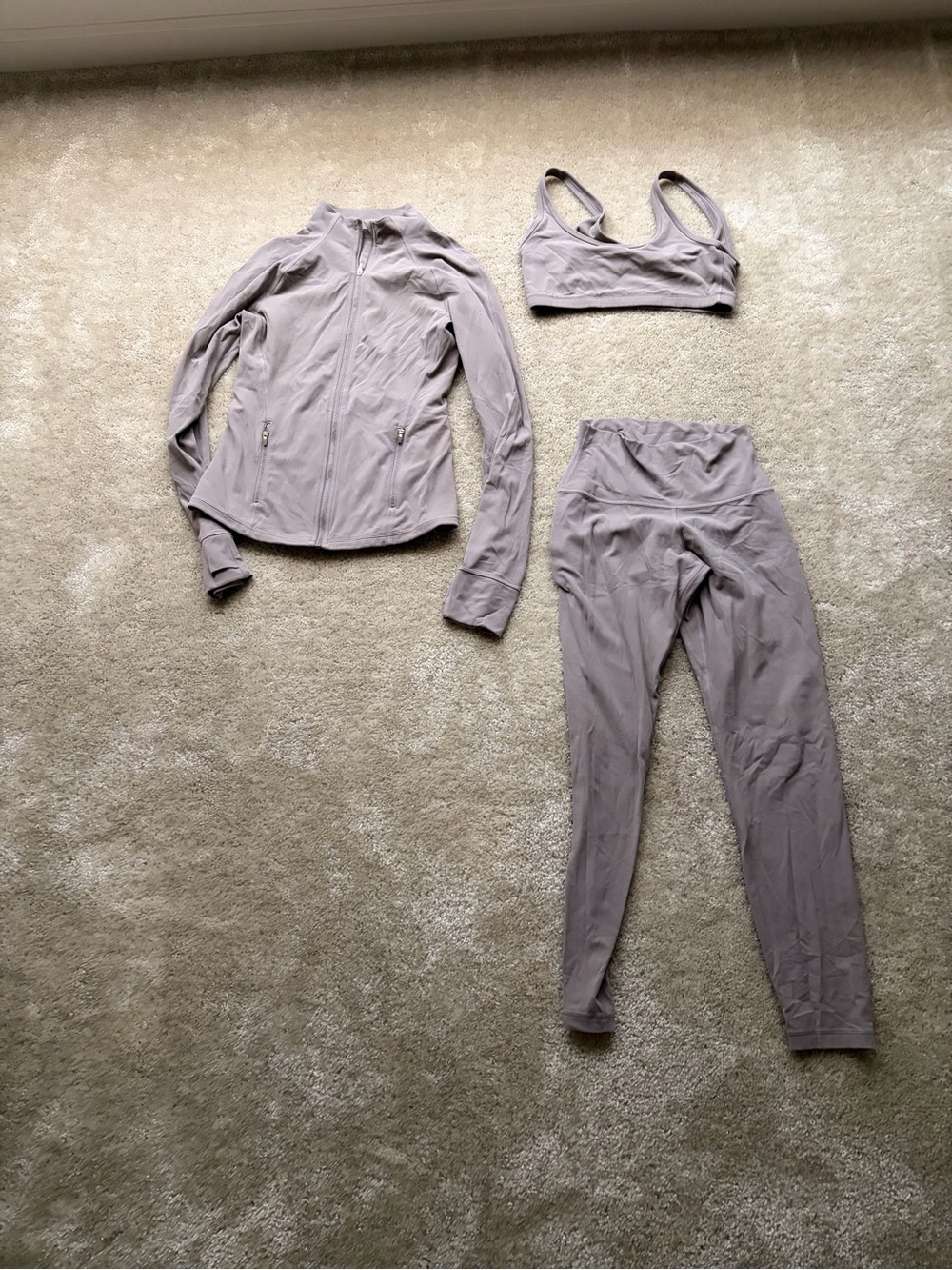 Aritzia Golden Butter Set Taupe